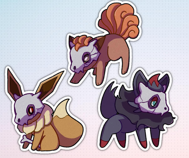 Charm designs - pokemon fusions